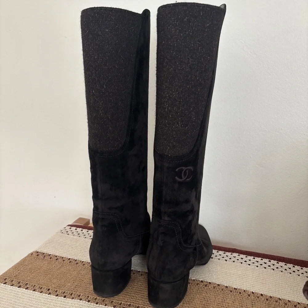 CHANEL suede boot KC35042 - Picture 1 of 6